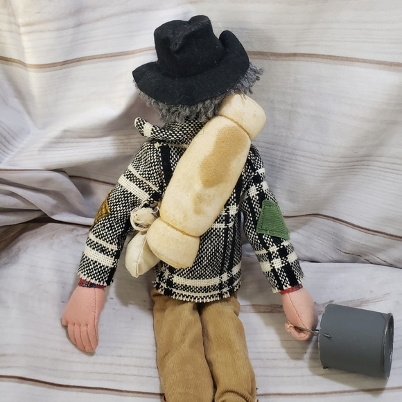 Vintage Australian Aussie Swagman Nomad Handmade Plush Doll 19 Inch Marta Mueck - Picture 6 of 10